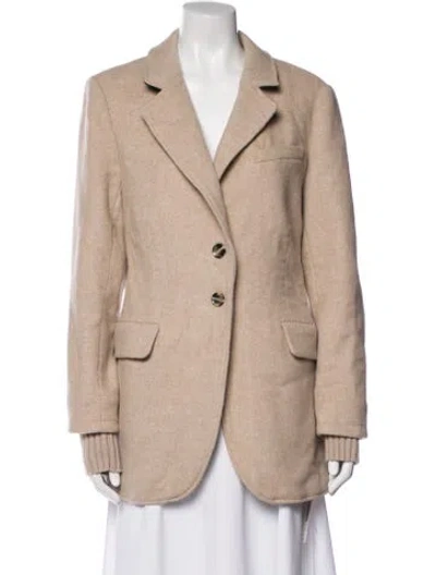 Pre-owned Favorite Daughter Wool Coat In Neutral