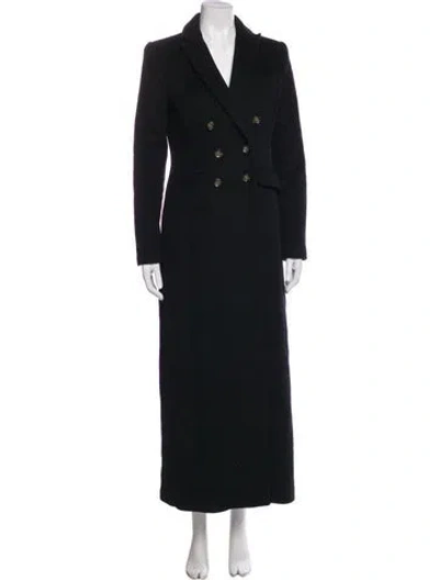 Pre-owned Favorite Daughter Wool Peacoat In Black