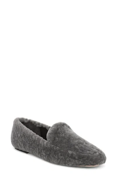 Favorite Daughter Yvonne Genuine Shearling Loafer In Gray