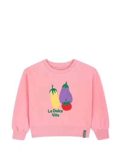 Favorite People Kids' Caprese Sweatshirt In Pink