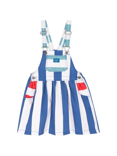 Favorite People Kids' Capri Striped Dress In Blue