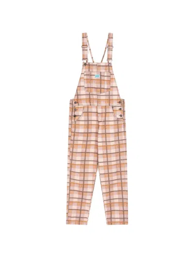 Favorite People Cinema Check-pattern Overalls In Multi