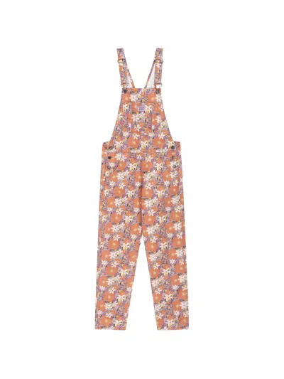Favorite People Fairground Floral-print Overalls In Multi