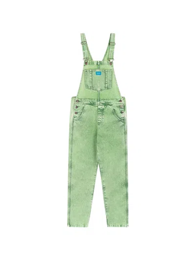 Favorite People Lemon Straight Overalls In Green