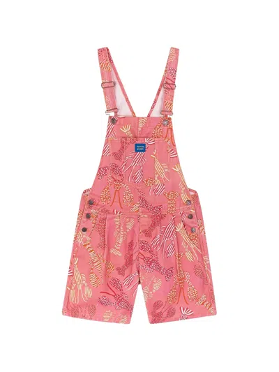 Favorite People Kids' Lobster-print Playsuits In Pink