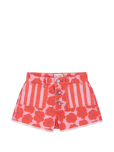 Favorite People Kids' Napoli Shorts In Red
