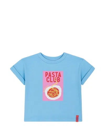 Favorite People Kids' Pasta T-shirt In Blue