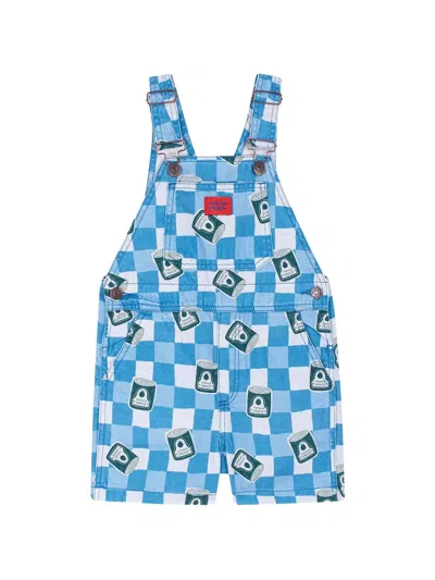 Favorite People Kids' Pomodoro Checkered Shorts In Blue