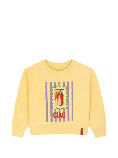 Favorite People Kids' Secilia Sweatshirt In Yellow