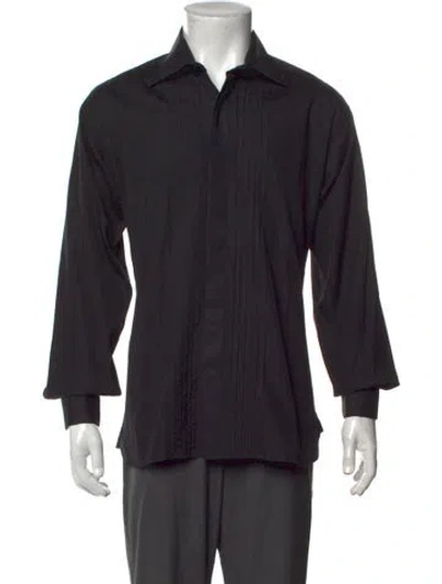 Pre-owned Favourbrook Long Sleeve Dress Shirt In Black