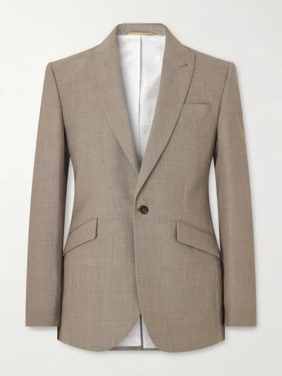 Favourbrook Newport Slim-fit Wool-twill Suit Jacket In Neutral