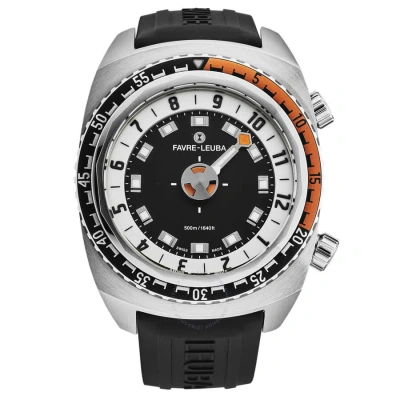 Favre Leuba Raider Harpoon Automatic Black Dial Men's Watch 00.10101.08.13.31 In Black / Orange