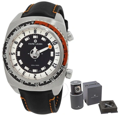 Favre Leuba Raider Harpoon Automatic Black Dial Men's Watch 00.10101.08.13.41 In Black / Orange