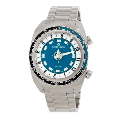 Favre Leuba Raider Harpoon Automatic Blue Dial Men's Watch 00.10101.08.52.20 In Black / Blue