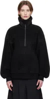 Fax Copy Express Black Fleece Sweatshirt In Black