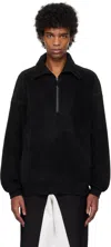 Fax Copy Express Black Fleece Sweatshirt In Black