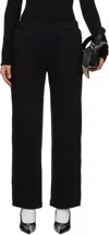Fax Copy Express Black Ultra Soft Casual Lounge Pants In Black