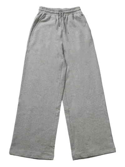 Fax Copy Express Cotton Track Pants In Grey