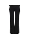 Fax Copy Express Flared Cargo Pants In Black