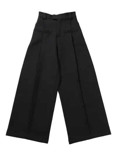 Fax Copy Express Front-jetted Pocket Trousers In Black