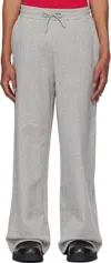 Fax Copy Express Gray Casual Sweatpants In Grey
