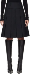 Fax Copy Express Ssense Exclusive Black Midi Skirt In Black