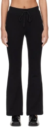 Fax Copy Express Ssense Exclusive Black Sweatpants In Black
