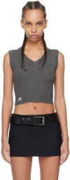 Fax Copy Express Ssense Exclusive Gray Vest In Grey