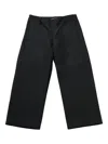 Fax Copy Express Wide-leg Trousers In Black