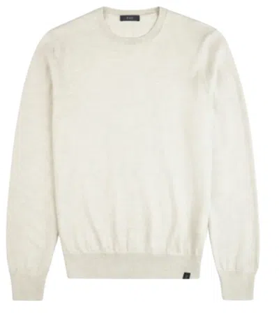 Fay 100% Wool Comfortable Sweater In White