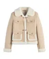 Fay 2 Ganci In Sheepskin In Brown