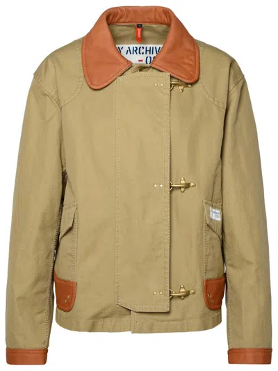 Fay '3 Ganci' Brown Cotton Jacket