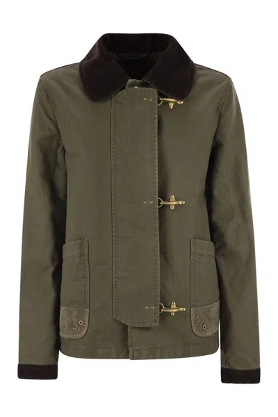 Fay 3 Ganci Canvas Caban Jacket