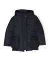 Fay 3 Ganci Hooded Down Jacket In Black