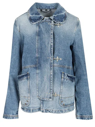 FAY MINI 3 GANCI DENIM JACKET