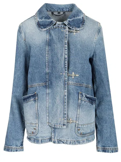 Fay 3 Ganci Jackets Light Blue