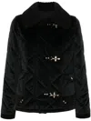 Fay Padded 3 Ganci In Black