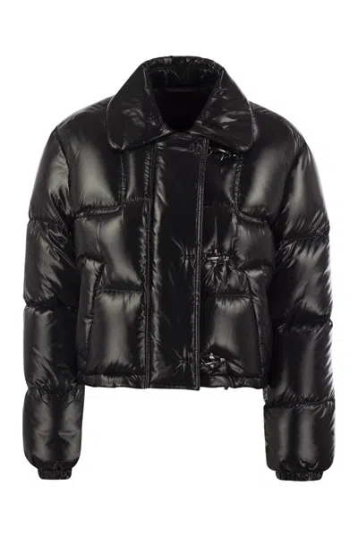FAY FAY 3-HOOK CROPPED DOWN JACKET