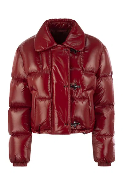 FAY FAY 3-HOOK CROPPED DOWN JACKET