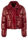 Fay Brunello Cucinelli Nylon Down Jacket In Red