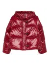 Fay 3-hook Down Jacket With Red Hood