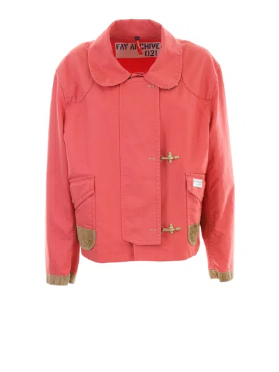 FAY 3 HOOK JACKET WITH LARGE POCKETS