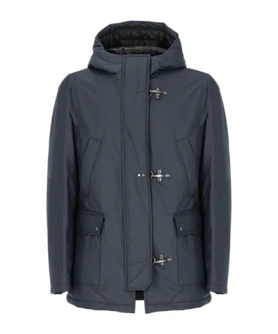 Fay 3 Hook-padded Jacket In Black