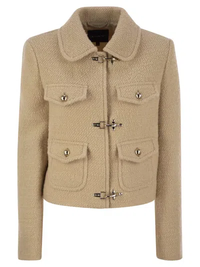 FAY 3-HOOK WOOL JACKET