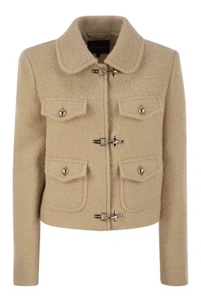 FAY FAY 3-HOOK WOOL JACKET