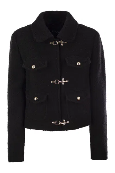 FAY FAY 3-HOOK WOOL JACKET