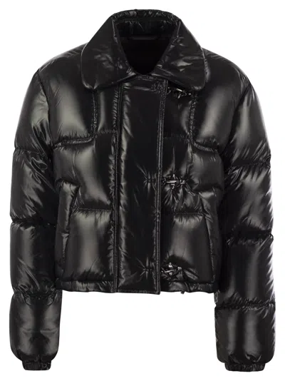 FAY 3 HOOKS CROPPED DOWN JACKET