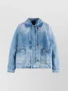 Fay Light Wash Denim Jacket With Vintage Appeal