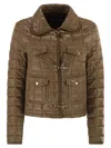Fay Women 3 Hooks In Technical Checkered Fabric In Brown