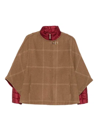 Fay 3-in-1 Double-faced Wool And Down Cape